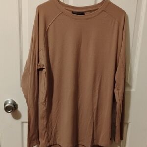 Brown Long Sleeve Top